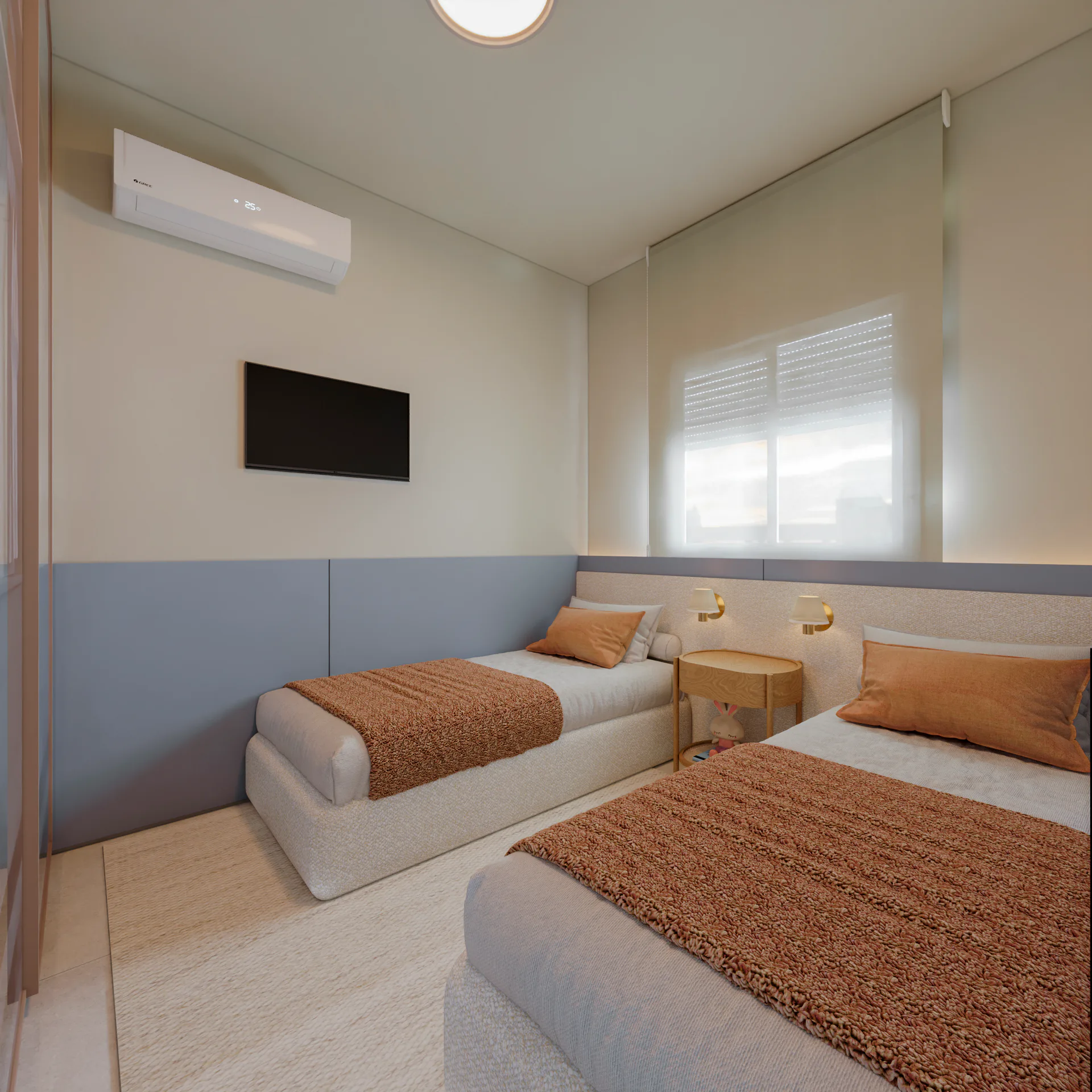 Dormitório — decorado 62 m²