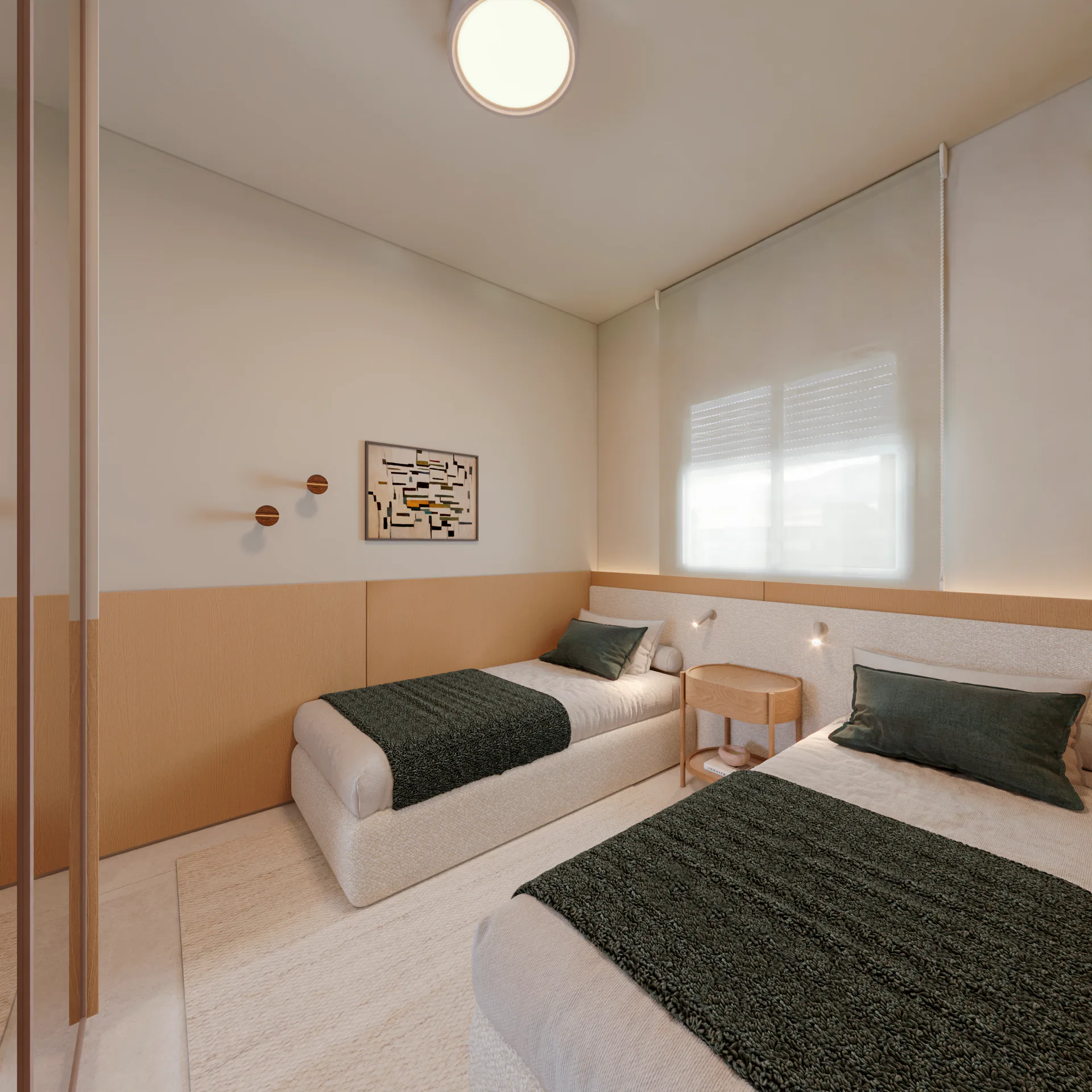 Dormitório — decorado 65 m²