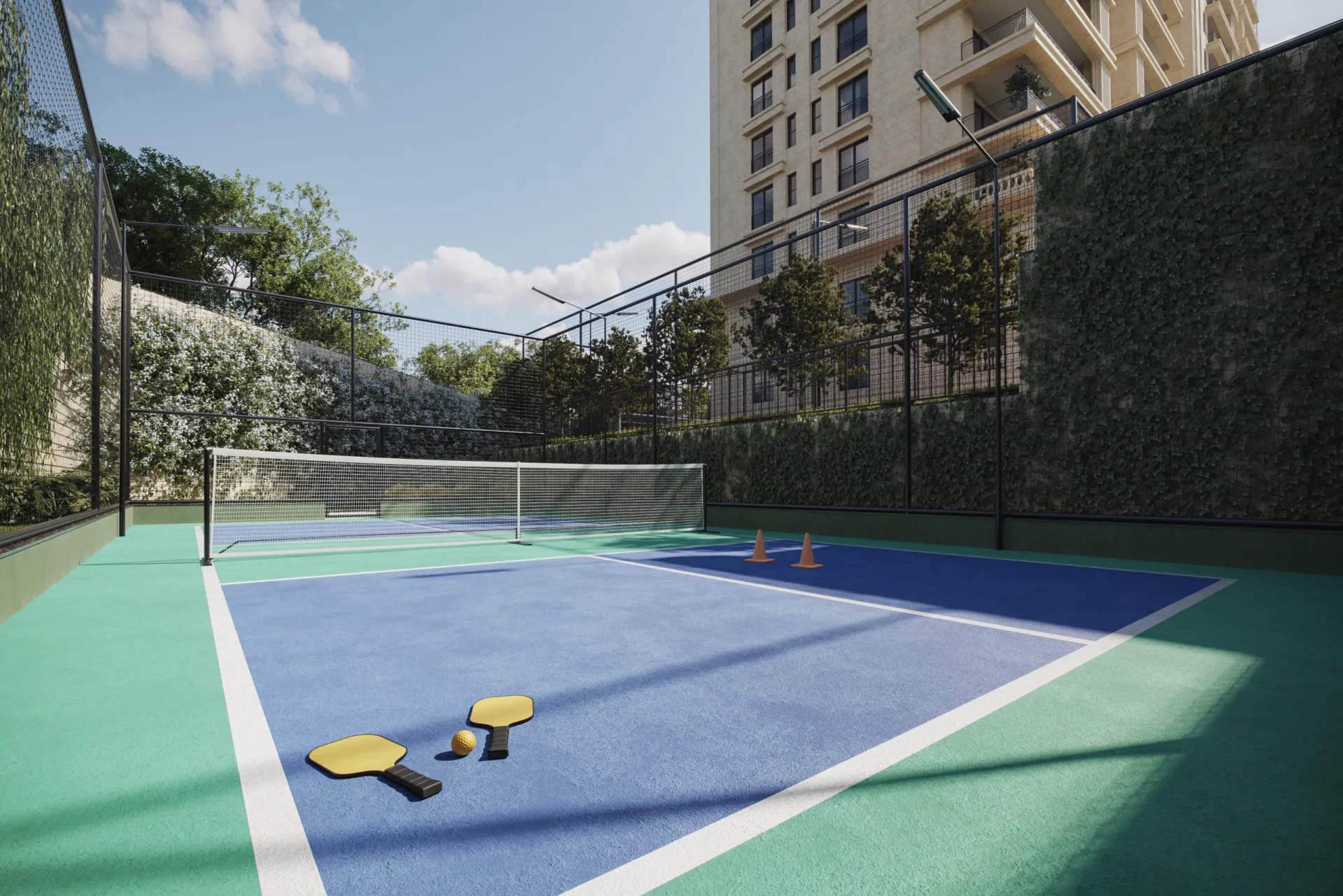 Quadra de pickleball — Saint Paul Residence