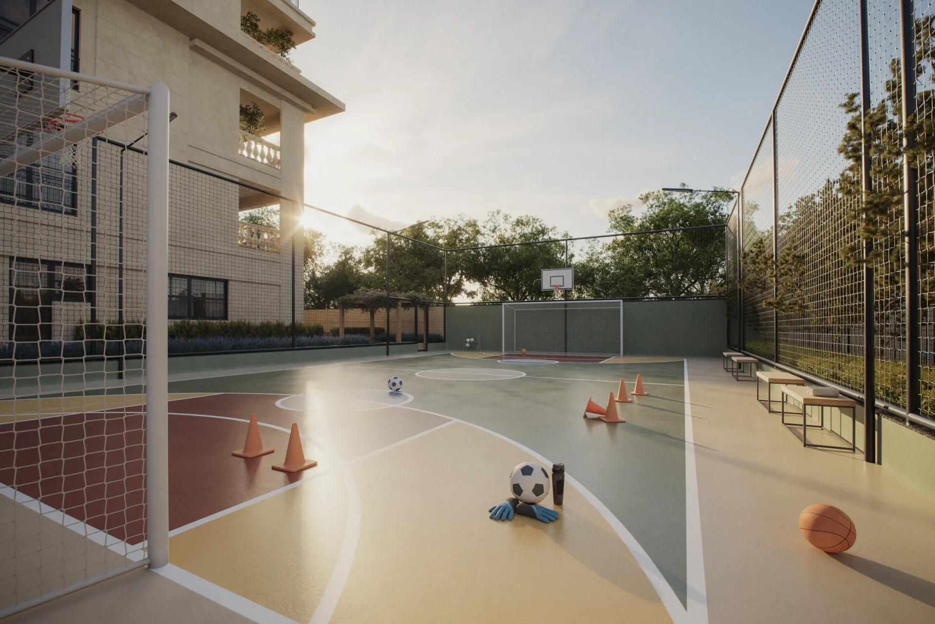 Quadra recreativa — Saint Paul Residence