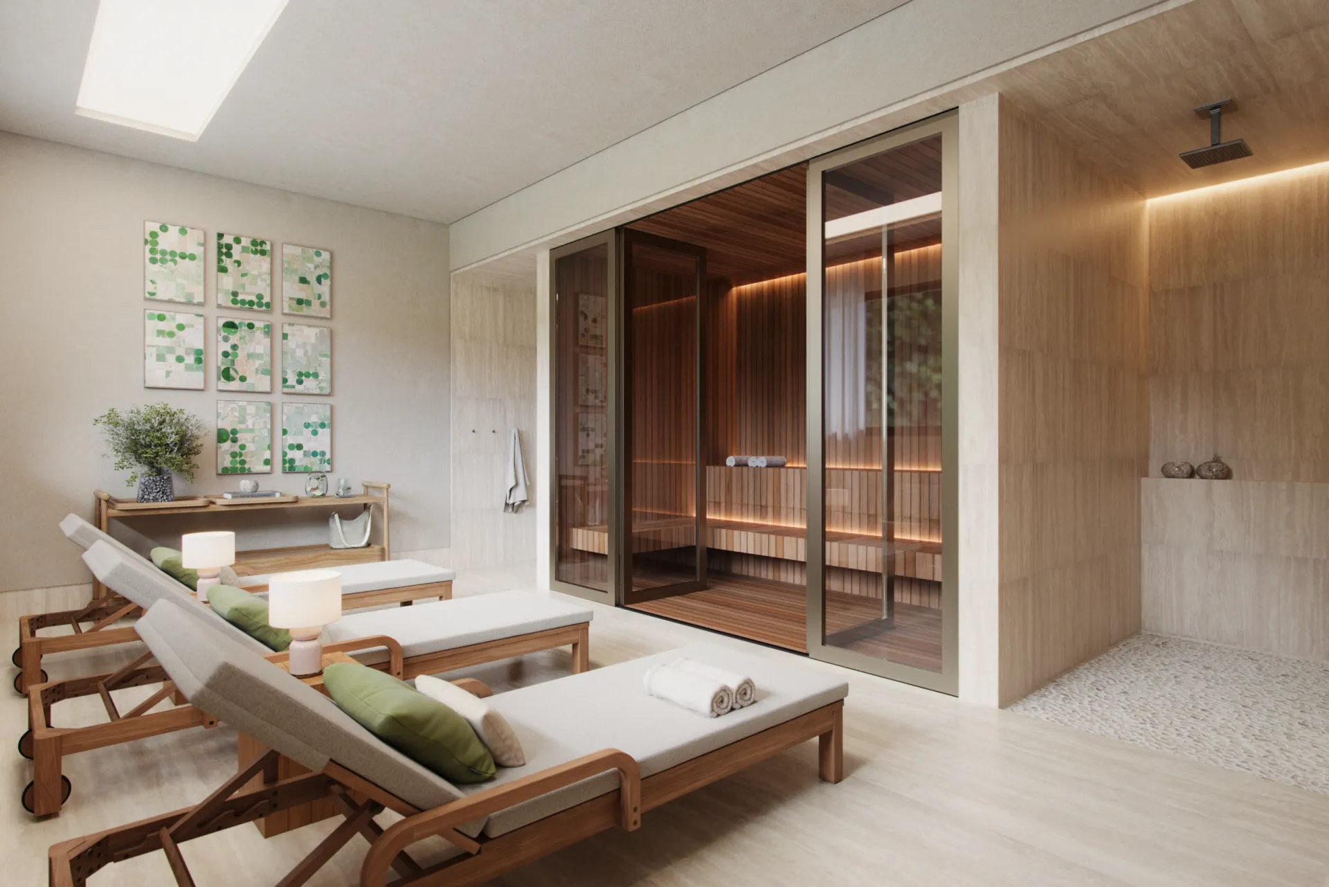 Sauna e descanso — Saint Paul Residence